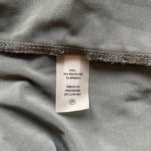 Calvin Klein Green Wrap Dress - Picture 4 of 4